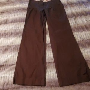 NWOT Brown wide legged, pleated pants